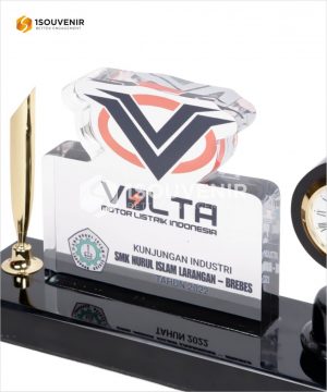Plakat Jam Volta Motor Listrik Indonesia