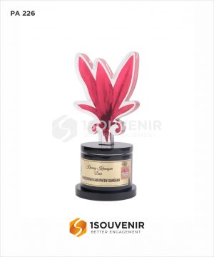 Plakat Akrilik Daun Sabang Merah