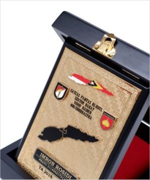 Plakat Satgas Pamtas RI-RDTL Sektor Barat Yon...